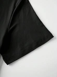 Manfinity Sport Corelite Comfortable Men's Sports Tees With Bold Spider Print And Round Neck - 3-Pack Graphic Tees Spider Graphic Tee Spider Tee - Black - View 5