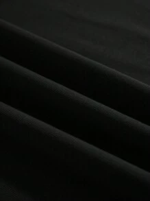 Manfinity Dauomo 个性街头数码印花短款男士圆领短袖T恤 - 彩色 - 查看 3