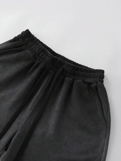 Street Life Pantalones cortos casuales lavados y desgastados para hombre, verano