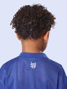 SUMWON قميص كرة قدم بأكمام قصيرة وياقة على شكل حرف V، بطبعة الرقم 11، من نسيج شبكي، لأنشطة الصيف والتدريب الرياضي، مظهر كلاسيكي لفريق الجامعة، للشباب