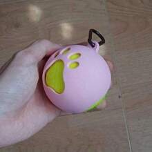 1pc Dog Toy Ball Holder - Leash Attachment, Hands-Free, Pet Toys, Silicone, Lightweight, For All Breeds And Sizes, Fits Standard Tennis Balls