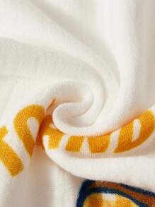 TOM & JERRY X SHEIN 5条/包 卡通图案 柔软舒适的三角巾围兜，多色多用途拍嗝巾 - 彩色 - 查看 9