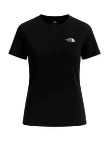 The North Face W S/S SIMPLE DOME SLIM TEE - Black - View 4