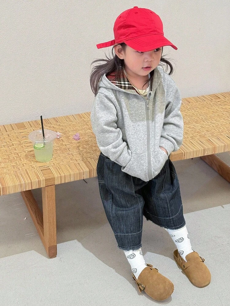 Baby Girl Colorblock Sweatshirt Casual Long Sleeve Sweatshirt, Spring/Autumn Toddler Girls Clothes