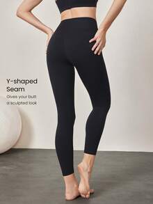 GLOWMODE 女士运动紧身裤 - 黑色 - 查看 2