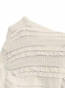 Breezaya Texture Fabric T-Shirt, Short Sleeve T-Shirt, Casual T-Shirt - Apricot - View 7