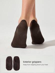 GLOWMODE Chaussettes de yoga et pilates antidérapantes avec construction de doigts sans couture pour une utilisation quotidienne de yoga