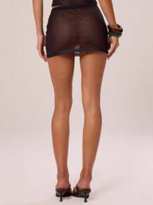 MUSERA 网纱印花迷你裙，适合夏季、假日、节日、锐舞派对、颓废风、酷女孩、Y2K派对等场合。