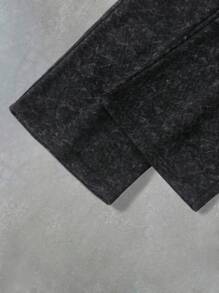 Manfinity EMRG 男士撞色抽绳腰口袋阔腿宽松休闲运动裤，宽松裤 - 彩色 - 查看 4