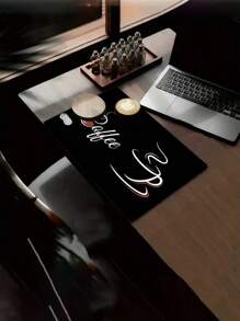 SHEIN 1/2 件咖啡垫 - 隐藏污渍吸收橡胶背衬速干垫适用于厨房台面咖啡吧配件碗碟干燥垫适用于咖啡机咖啡壶咖啡壶浓缩咖啡机 - 彩色 - 查看 5