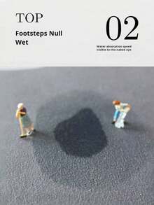 SHEIN 1 件花卉 U 型硅藻泥浴垫 - 防滑速干吸水浴垫，编织硅藻土地垫，具有独特的花朵设计，柔软防滑背衬，耐用，适用于浴室入口 - 橘色 - 查看 4