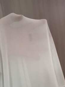 DelicateAllure 2 件套女士浪漫婚礼睡衣套装，节日季舒适优雅细节 - 白色 - 查看 6