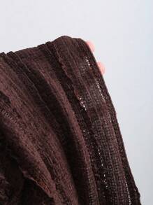 SHEIN Tall Sweet Multilayer Ruffle Hem Puff Skirt, Tall Women's Skirt, Spring/Summer - Brown - View 6