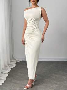 Firerie 女士长裙，毕业礼服，女士教师服装，教师礼服 - 杏色 - 查看 6