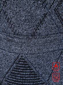 Manfinity Homme Plus Size Men's Knitted Cardigan Sweater , Fall Winter