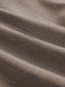 Franclia Women Casual Tank Top, Women Straight Leg Casual Striped Pants, Versatile - Khaki - View 4