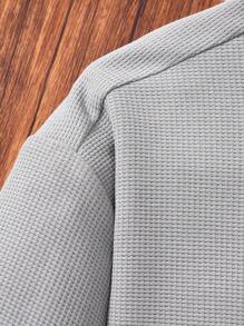 青少年女孩蝴蝶结装饰长袖夹克和连衣裙套装