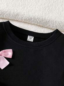 Sparklyn 女童蝴蝶装饰T恤和蝴蝶装饰百褶裙套装