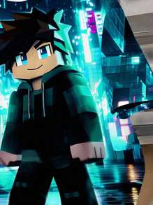 SHEIN Tween Boys' Casual Minimalist Short Sleeve Crew Neck T-Shirt, Suitable For Summer - Multicolor - View 4