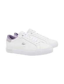 Lacoste Women Sports Shoes - WHT/LTPURP - View 2