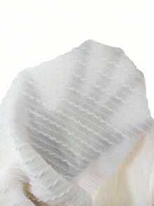 SHEIN LUNE 夏季大码波西米亚风流苏短款背心 - 白色 - 查看 6