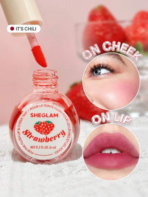 SHEGLAM Para el tinte de labios y mejillas, es Chili