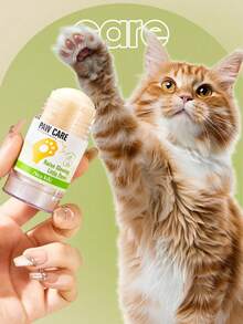 SHEIN 3 Pcs Pet Paw Cream Moisturizing Repair Dog Paw Anti-Dry And Chapped Foot Care  - Protects Paws From Hot Pavemnt, Wax For Dry Paws & Nose, Canine Paw Moisturizer Or Cracked Paws - Beige - View 3