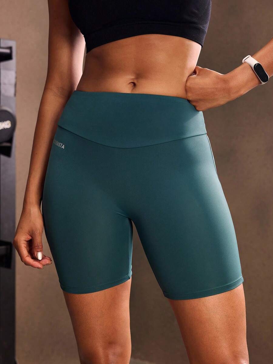 Powerista 女式字母印花休闲健身运动短裤