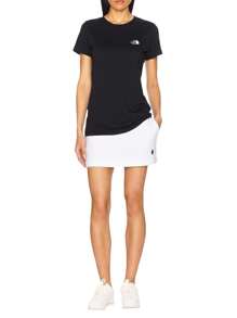 The North Face W S/S SIMPLE DOME SLIM TEE - Black - View 3