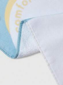 SHEIN 1pc Blue Soft & Comfortable Towel - Multicolor - View 5