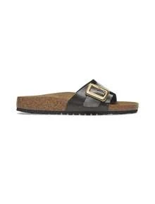 Birkenstock Catalina CB BF Graceful Licorice 女士可调节扣环设计休闲拖鞋 - 優雅的甘草 - 查看 1