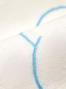 SHEIN X Care Bears 1pc Rainbow Heart Shaped Bear Rug, Multiple Sizes, Non-Slip Backing, Suitable For Home Decor - Multicolor - View 5