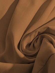 Franclia Elegant Jumpsuit With Belt, Draping Design For Women Maillard Style Summer Brown Clothes For University - Brown - View 3