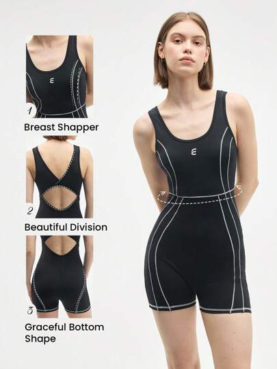 Eassivo Eassivo Mono de verano para mujer de uso al aire libre, para correr, fitness, yoga y ejercicio