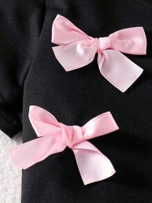 Sparklyn 女童蝴蝶装饰T恤和蝴蝶装饰百褶裙套装