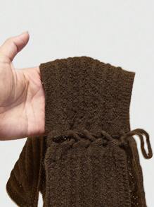 ROMWE Hippie Top tricoté noir avec broderie de lune, d'étoiles et de cœur, style bohème gothique hippie pour vacances, pour femmes