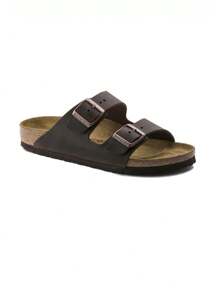 Birkenstock Arizona NLO Habana Women's Adjustable Buckle Casual Slide Sandals - Havana - View 2