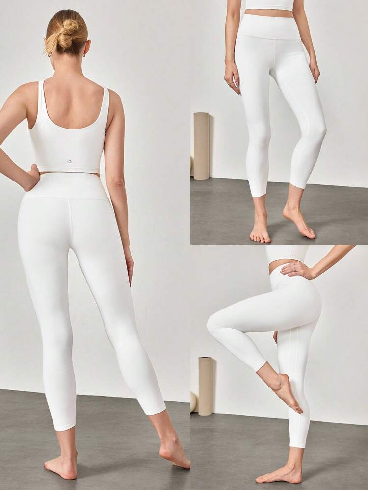 24 Zoll FeatherFit™ Renew Leggings mit eingebauter Unterwäsche für Low Impact Yoga und Alltag