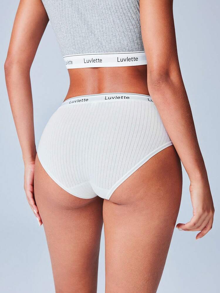 3-Pack Cotton High Waist Briefs Women Underwear LingerieAsOuterwear Panties Set