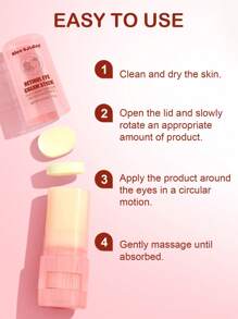 Crema de ojos en barra con retinol, hidratante, reafirmante, iluminadora, muy fácil de aplicar, ideal para Halloween, Acción de Gracias, Navidad, Año Nuevo, regalos de Navidad, regalo de agradecimiento, ideal para otoño e invierno.