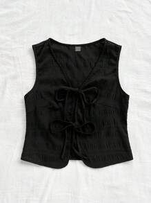 Soleia 女士优雅波西米亚热带风情无袖蝴蝶结上衣，适合休闲海滩、婚礼宾客、毕业典礼、早午餐、圣帕特里克节、春假、复活节、音乐节、春夏等场合。