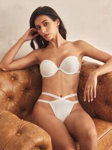 Charlaine Cut Out Underwire Bra & Panty Lingerie Set