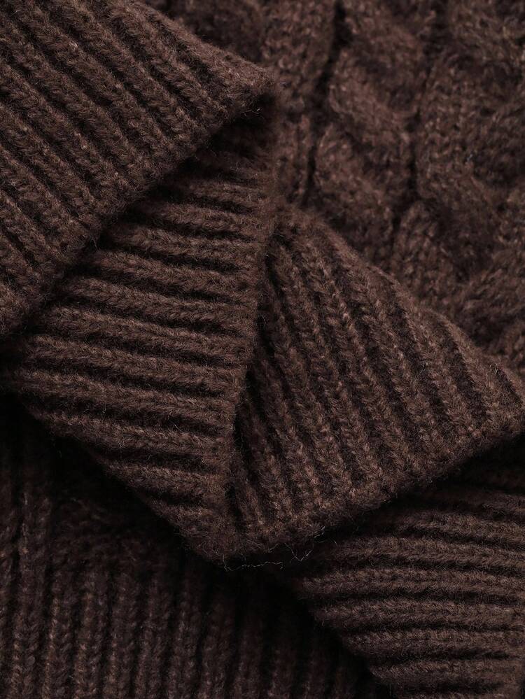 Young Girl' Round Neck Colorblock Reindeer Christmas Atmosphere Long Sleeve Sweater, Autumn/Winter