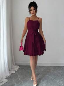 Women Midi Dresses - 波爾多 - 查看 6