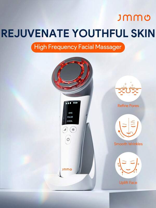JMMO Máquina de belleza de alta frecuencia para el cuidado de la piel, masajeador facial, herramientas para el cuidado de la piel, levantamiento y firmeza para tensar las arrugas de la piel