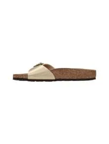 Birkenstock Giày sandal xỏ ngón thoải mái, có khóa điều chỉnh dành cho nữ, đa năng để mang hàng ngày - Vàng - Xem 4