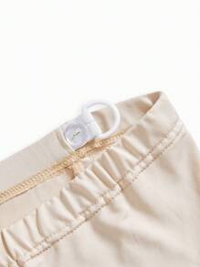 SHEIN Autumn And Winter Casual   Maternity Pants Autumn And Winter Night Out  Going Out Tops Maternity Solid Color Elastic Cycling Shorts, - Blue - View 6