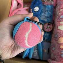 1pc Dog Toy Ball Holder - Leash Attachment, Hands-Free, Pet Toys, Silicone, Lightweight, For All Breeds And Sizes, Fits Standard Tennis Balls