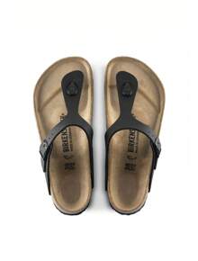 Birkenstock Adjustable Buckle Design Casual Sandals - Graceful Licorice - View 3