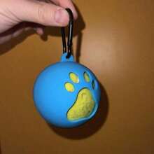 1pc Dog Toy Ball Holder - Leash Attachment, Hands-Free, Pet Toys, Silicone, Lightweight, For All Breeds And Sizes, Fits Standard Tennis Balls